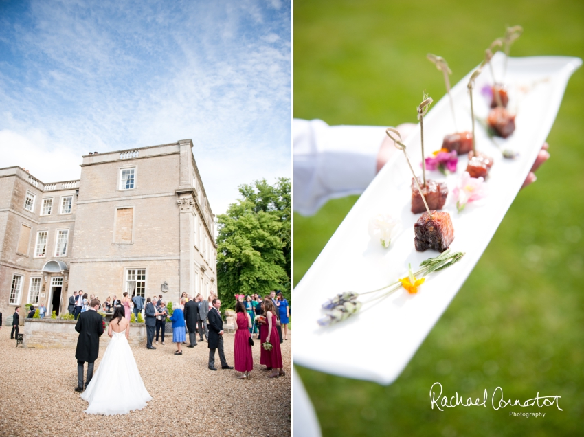 Professional colour photograph of Catherine and Henry's summer wedding at Hinwick Hall by Rachael Connerton Photography