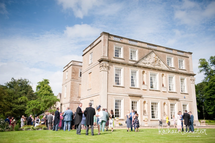 Professional colour photograph of Catherine and Henry's summer wedding at Hinwick Hall by Rachael Connerton Photography