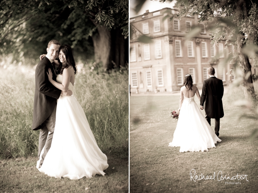 Professional colour photograph of Catherine and Henry's summer wedding at Hinwick Hall by Rachael Connerton Photography