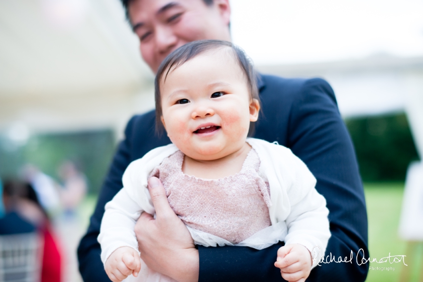 Professional colour photograph of Catherine and Henry's summer wedding at Hinwick Hall by Rachael Connerton Photography