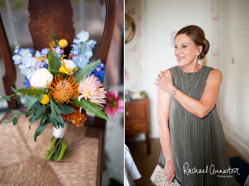 Professional colour photograph of Sophie and Richard's Summer wedding at Langar Hall by Rachael Connerton Photography