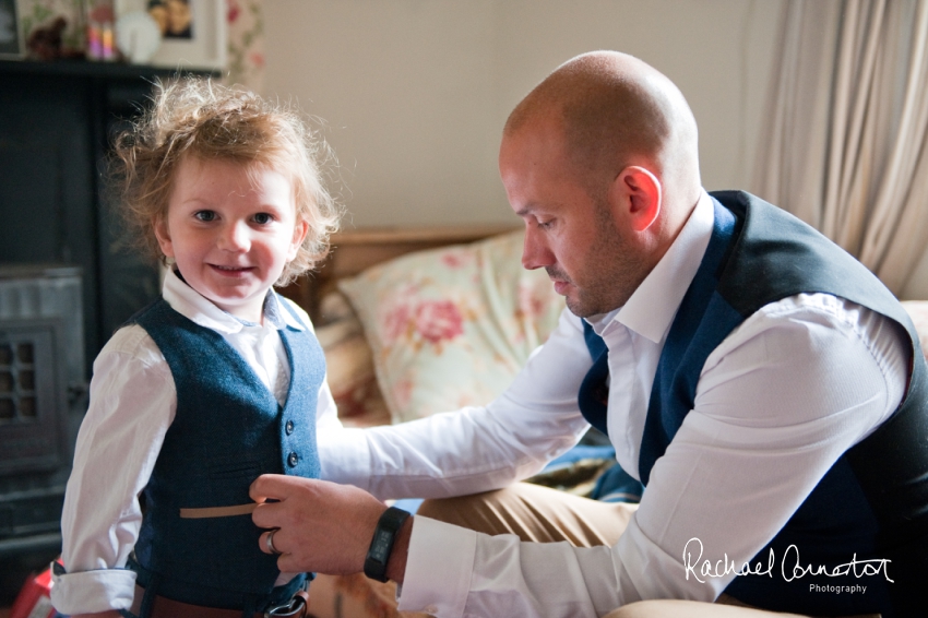 Professional colour photograph of Sophie and Richard's Summer wedding at Langar Hall by Rachael Connerton Photography