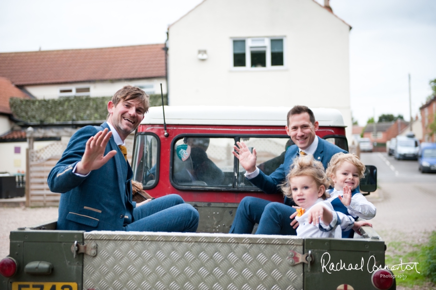 Professional colour photograph of Sophie and Richard's Summer wedding at Langar Hall by Rachael Connerton Photography