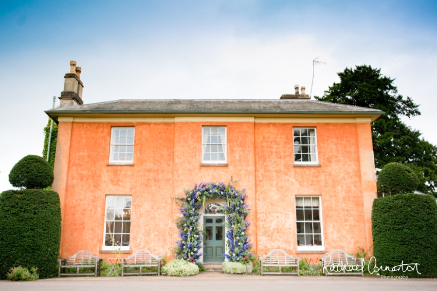 Professional colour photograph of Sophie and Richard's Summer wedding at Langar Hall by Rachael Connerton Photography