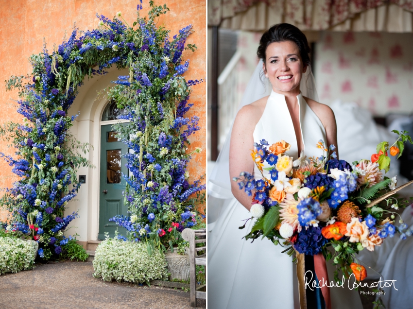 Professional colour photograph of Sophie and Richard's Summer wedding at Langar Hall by Rachael Connerton Photography