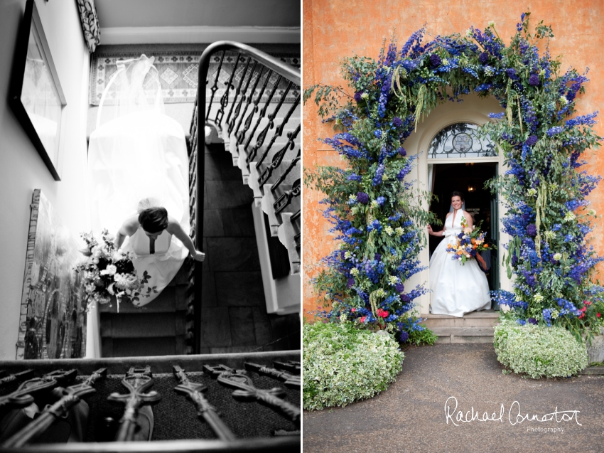 Professional colour photograph of Sophie and Richard's Summer wedding at Langar Hall by Rachael Connerton Photography