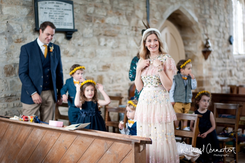 Professional colour photograph of Sophie and Richard's Summer wedding at Langar Hall by Rachael Connerton Photography