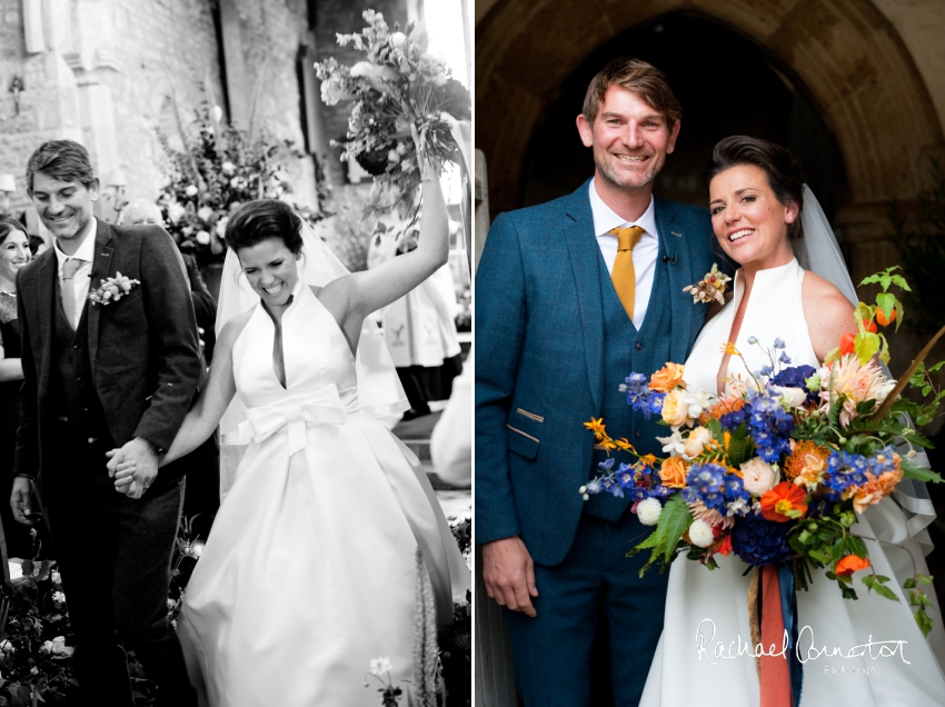 Professional colour photograph of Sophie and Richard's Summer wedding at Langar Hall by Rachael Connerton Photography