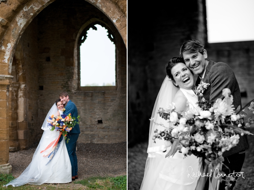 Professional colour photograph of Sophie and Richard's Summer wedding at Langar Hall by Rachael Connerton Photography