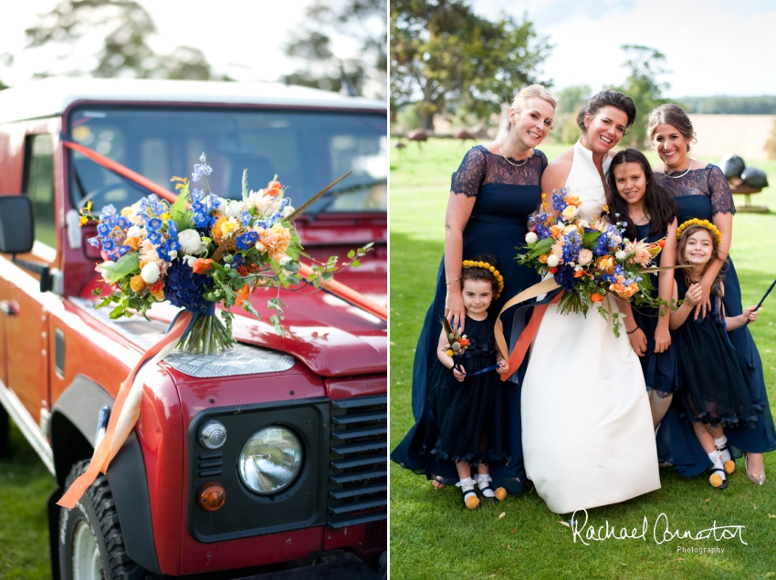 Professional colour photograph of Sophie and Richard's Summer wedding at Langar Hall by Rachael Connerton Photography