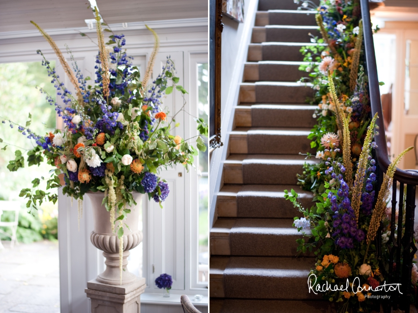 Professional colour photograph of Sophie and Richard's Summer wedding at Langar Hall by Rachael Connerton Photography