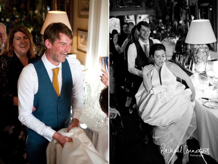 Professional colour photograph of Sophie and Richard's Summer wedding at Langar Hall by Rachael Connerton Photography