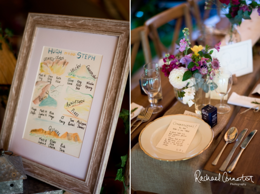 Professional colour photograph of Steph and Hugh's Spring tipi wedding by Rachael Connerton Photography