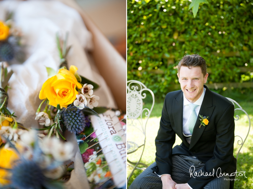 Professional colour photograph of Steph and Hugh's Spring tipi wedding by Rachael Connerton Photography