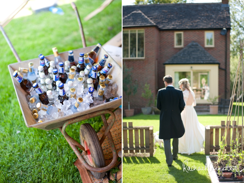 Professional colour photograph of Steph and Hugh's Spring tipi wedding by Rachael Connerton Photography