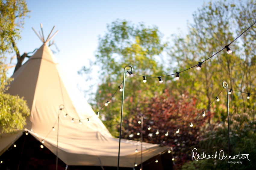 Professional colour photograph of Steph and Hugh's Spring tipi wedding by Rachael Connerton Photography