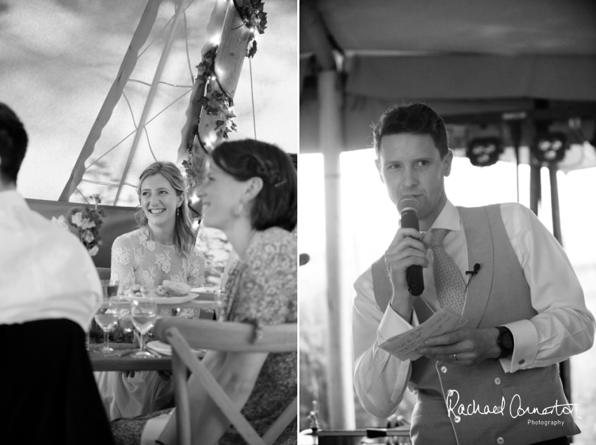 Professional colour photograph of Steph and Hugh's Spring tipi wedding by Rachael Connerton Photography