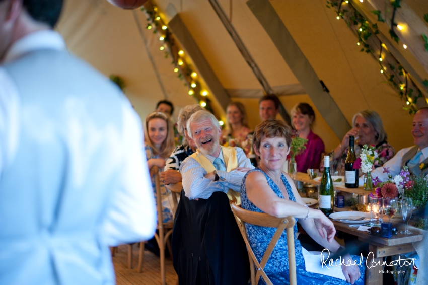 Professional colour photograph of Steph and Hugh's Spring tipi wedding by Rachael Connerton Photography