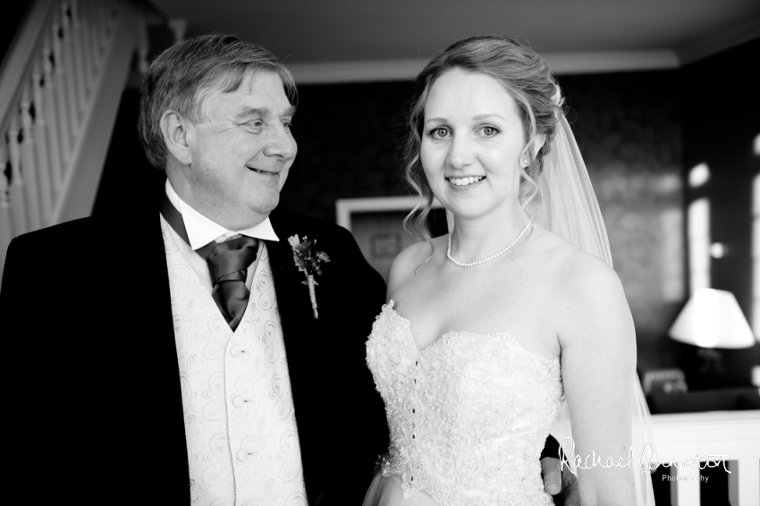 Professional colour photograph of Sarah and Johnathan's Christmas wedding at Stapleford Park by Rachael Connerton Photography