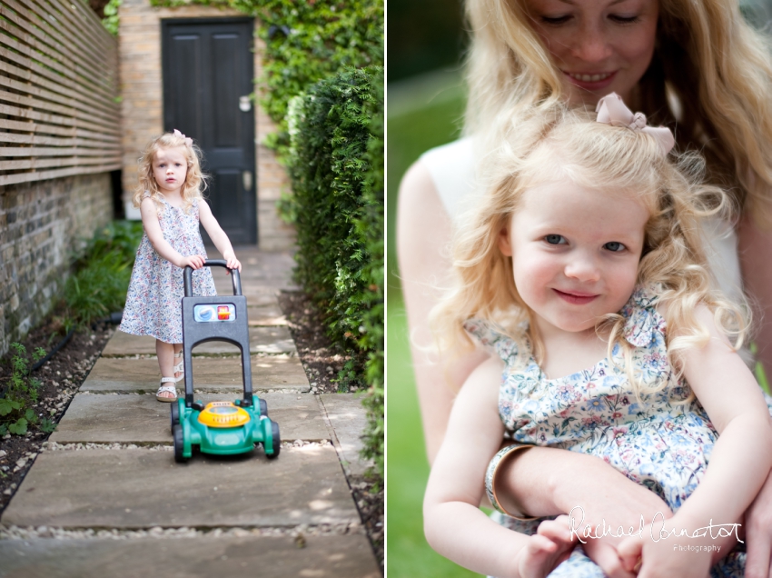 Professional colour photograph of Hannah and Adam's London family lifestyle shoot by Rachael Connerton Photography