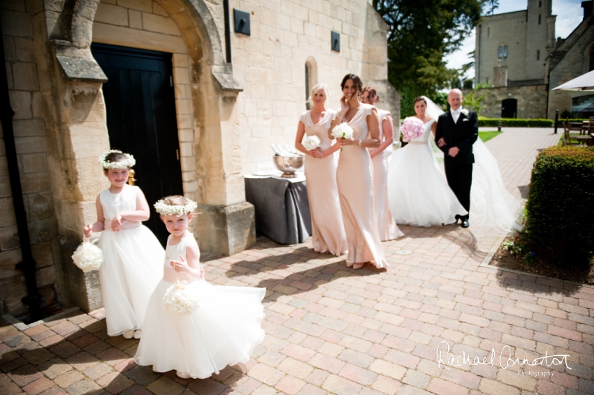 Professional colour photograph of Natalie and Simon's wedding at Ellenborough Park, Cheltenham by Rachael Connerton Photography