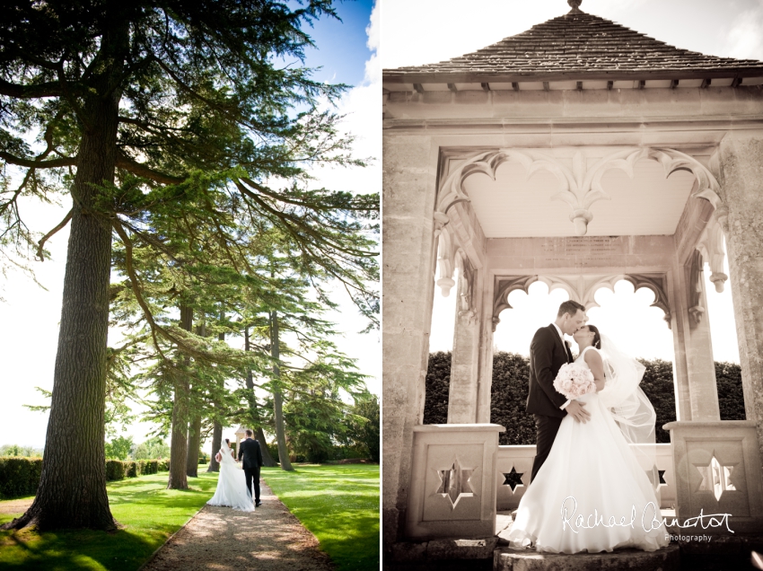 Professional colour photograph of Natalie and Simon's wedding at Ellenborough Park, Cheltenham by Rachael Connerton Photography