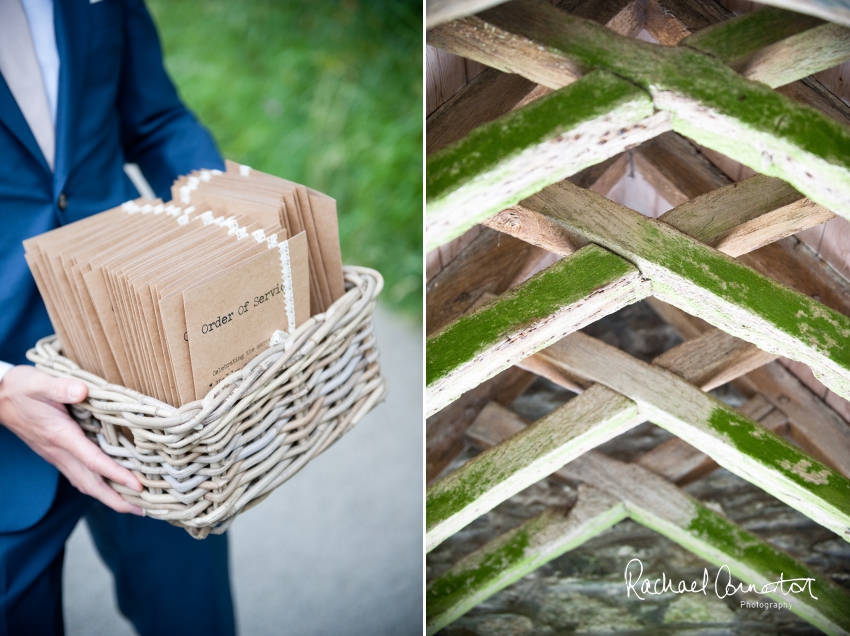 Professional colour photograph of Holly and Chris' Cornwall beach wedding at Palhawn Fort by Rachael Connerton Photography