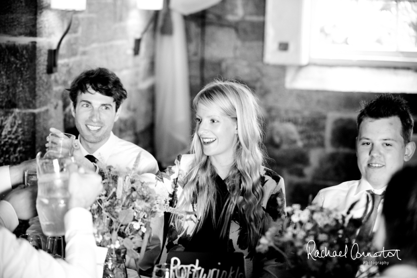 Professional colour photograph of Holly and Chris' Cornwall beach wedding at Palhawn Fort by Rachael Connerton Photography