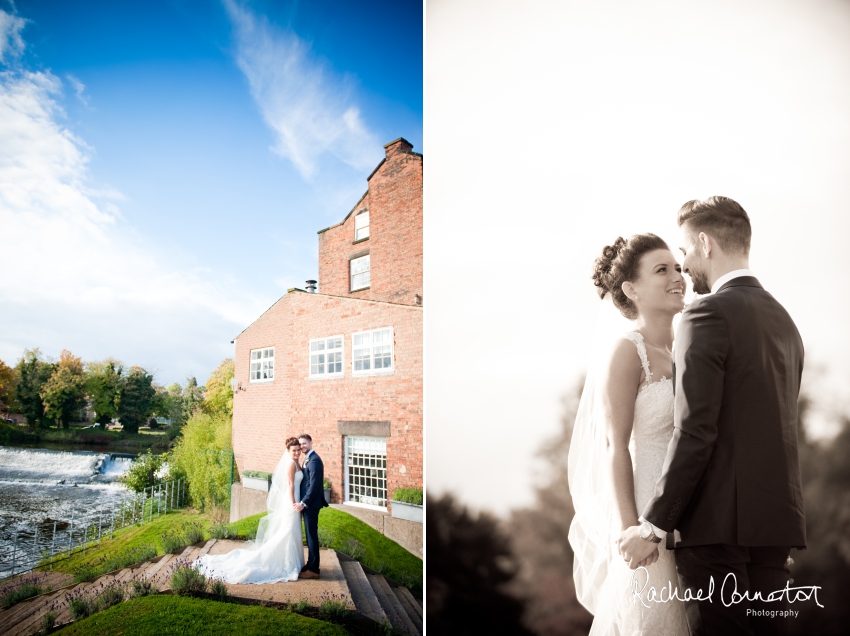 Professional colour photograph of Jemma and Kane's wedding at The West Mill, Derby by Rachael Connerton Photography