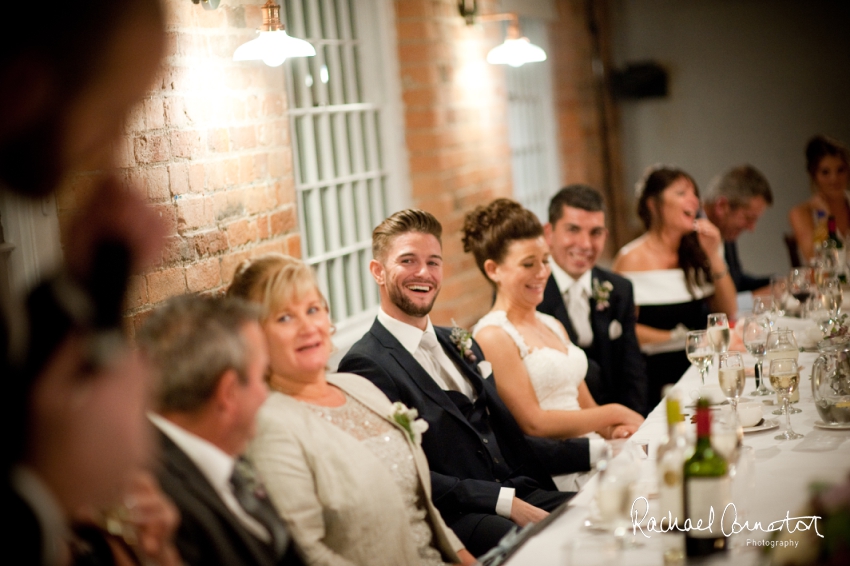 Professional colour photograph of Jemma and Kane's wedding at The West Mill, Derby by Rachael Connerton Photography