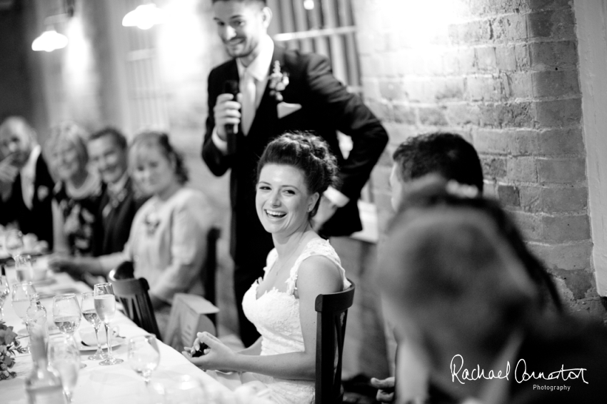 Professional colour photograph of Jemma and Kane's wedding at The West Mill, Derby by Rachael Connerton Photography