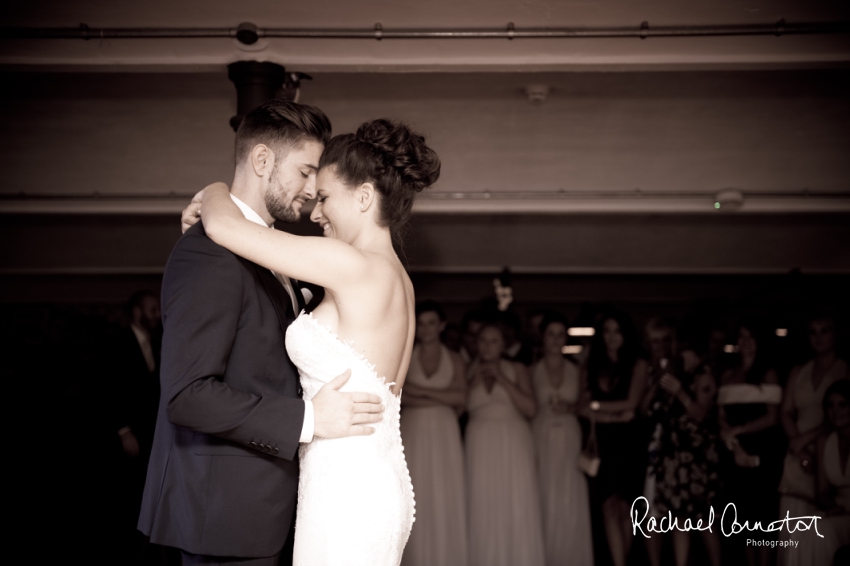 Professional colour photograph of Jemma and Kane's wedding at The West Mill, Derby by Rachael Connerton Photography